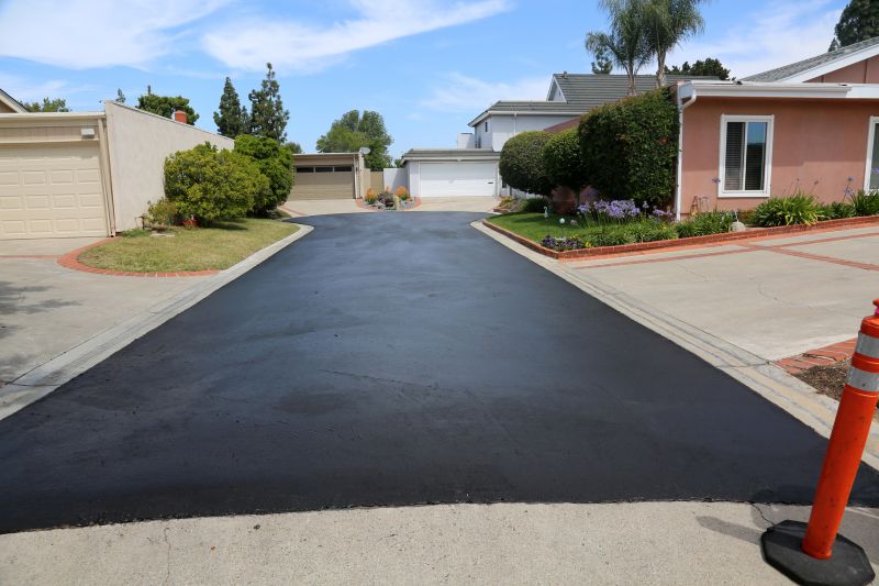 Fresh Sealant on Asphalt